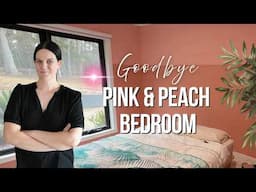 Bedroom Makeover - From Bold Peach to Neutral Perfection ✨