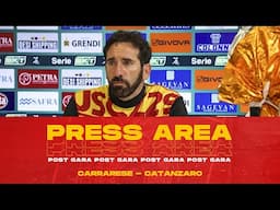 PRESS AREA | CASERTA NEL DOPO GARA DI CARRARESE-CATANZARO