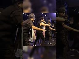 swinging with crowd AJ Amit jadav