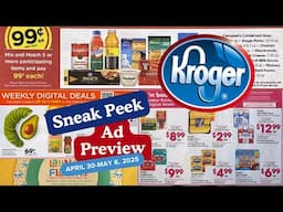 *Sneak Peek* Kroger Ad Preview for 4/30-5/6 | NEW Weekly Digitals, B2G2 Soda, Booster Coupons & MORE
