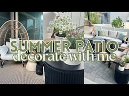 *NEW* SUMMER DECORATE WITH ME | Small patio ideas & makeover