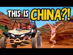 HIDDEN CANYON In CHINA?! | Unreal ATV Ride Through Red Rock Cliffs