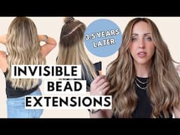I've been wearing Invisible Bead Extensions for 3.5 years - Here's my full review 🎀
