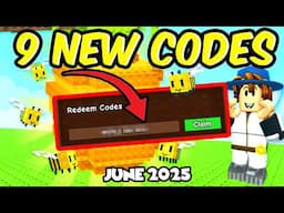 *9 NEW CODES* JUNE 2025 🐝 GROW A GARDEN CODES