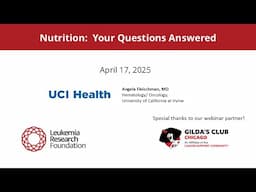 Nutrition: Your Questions Answered