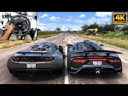 Hennessey Venom GT & Mercedes-AMG ONE  | Forza Horizon 5 | Thrustmaster T300RS gameplay