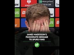 James Maddison PASSIONATELY defends Spurs players❤️