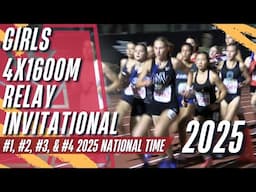 2025 TF - Arcadia Invitational - Girls 4x1600M Relay Invitational - Highlights!!