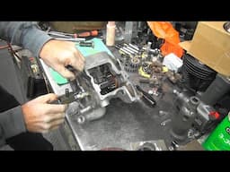 #105 1941-63 45 wl how to shim transmission rebuild shimming wla trike flathead harley tatro machine