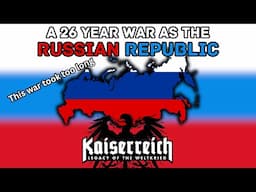 The LONGEST war (26 years) I've ever fought