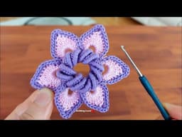 Amazing Crochet Flower Pattern 🌸 | Create Unique & Eye-Catching Designs Easily