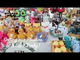 Selling our Plushies at a Duck Derby! Best Market of 2025!