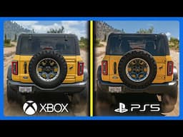 Forza Horizon 5 : PlayStation 5 vs Xbox Series X!! (Quality, Graphics, Loading Times)