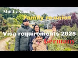 Family visa requirements to Germany 🇩🇪2025/ applying without agency / step by step information