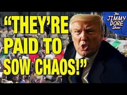 Trump Says ICE Protesters Are Paid Agitators! w/ Jalyssa Dugrot