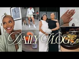 VLOG: She's a WIFE! 👰🏽  Family Time, Wedding Things, Hair + Nail Maintenance, etc | NaturallySunny