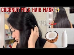 DIY Coconut Milk Hair Mask | Enhance Shine & Softness of hair