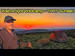 Solo Wainwright Summit Camp | Hottest Day, Epic Views & a Sunset to Remember!
