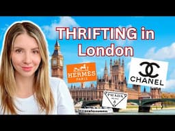 DESIGNER Thrift Shopping in London, England | Second Hand | MOST EXPENSIVE AREA