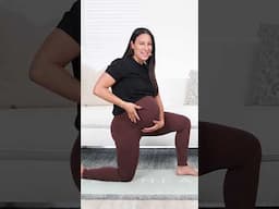 Exercises for Round Ligament Pain during Pregnancy! #pregnancypain #pregnancy