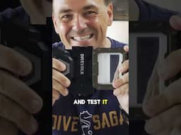 😱 Would YOU dive with your phone? 🤳 Find out if it's worth it in our latest episode #scuba #diving