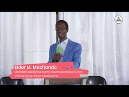 Elder Machando Short but Deep-cutting words!
