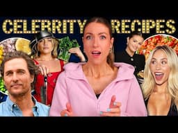 I Tried POPULAR CELEBRITY RECIPES... what's ACTUALLY worth making??