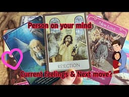 Person on your mind : Current Feeling/emotions of your person💞Next Move🫣Hindi tarot card reading