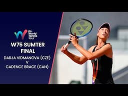 Darja Vidmanova (CZE) v Cadence Brace (CAN) | W75 Sumter Final | ITF World Tennis Tour Highlights |