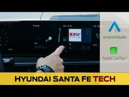 Hyundai Santa Fe Media Screen | Navigation, CarPlay, Android Auto, Tricks and more! (2024-2025)