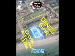 Denize Sıfır  1.7m₺ #satılık #arsa !  #drone #emlak #gayrimenkul #deniz #villa #doğa #realestate