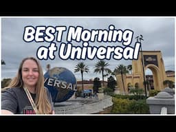 BEST MORNING at Universal Studios Florida