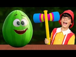 Surprise Eggs Fruits Nursery Rhymes for Kids | BabyBillion Rhymes