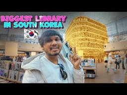 Biggest library in South Korea | Vinayak Mali Vlogs