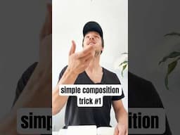 Simple composition trick for drawing and painting ✍️🖌️ #drawingtutorial #arttutorial #paintingtips