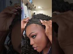Clip ins on a #pixiehaircut #clipins #flipover