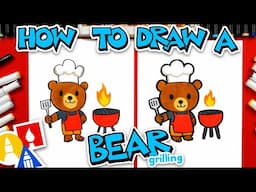 How To Draw A Bear Grilling