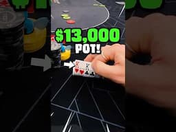 $13,000 POT with KINGS ♣️❤️ #poker #shorts