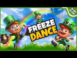 🍀 Saint Patrick’s Day Yoga Freeze Dance! ☘️ Brain Break for Kids! ☘️ Yoga & Movement Fun! 🍀