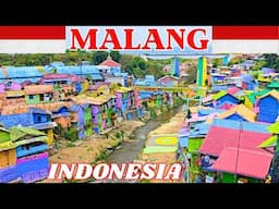 A Day in Malang, Indonesia | Exploring Jodipan Colorful Village