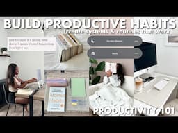 How to set SYSTEMS & ROUTINES that work | get organized, productive & change your life | Q2 RESET
