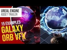 UE5 l Galaxy Orb VFX Pack l Unreal Engine 5 (Trailer)