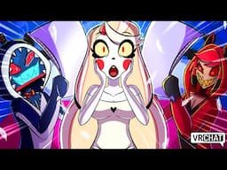 ALASTOR has a CRAZY SLEEPOVER in Hazbin Hotel VRChat