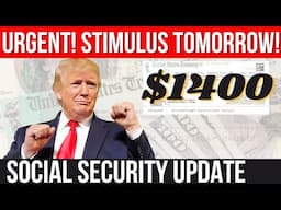 URGENT! $1400 STIMULUS TOMORROW & BIG SOCIAL SECURITY CHANGE TODAY! SSA SSI SSDI Payments | Social S