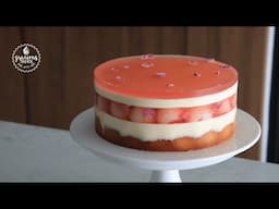 Lychee Rose Mousse Jelly Cake