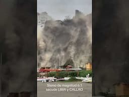 Sismo de magnitud 6.1 sacude LIMA y CALLAO