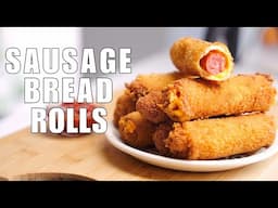 If you have 2 bread slices and sausage, make this snack! So addictive!