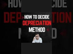 How To Decide Depreciation Method in Accounts | Accounts Interview Question | #accounting #accounts