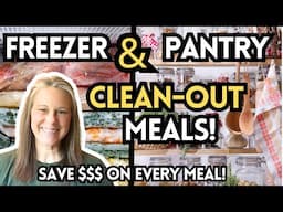 FRUGAL MEALS from the PANTRY & FREEZER! How to feed your family for less!