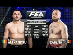 FREE FULL FIGHT | Light heavyweight bout, K-1 Rules.  Daniel Alexandru vs Maxim Zaplitnii .